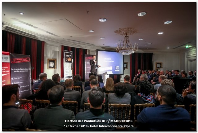 ELECTION DES PRODUITS DU BTP 2018