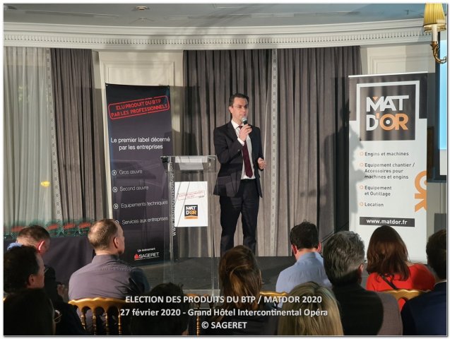 Election des produits du BTP - MAT D'OR 2020